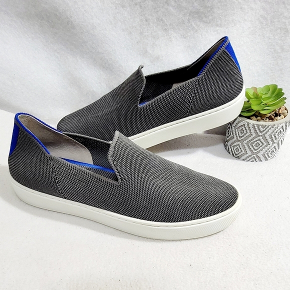 Rothy’s The Original Gray Slip-On Sneaker Shoes Women’s Size 8 - Picture 2 of 13